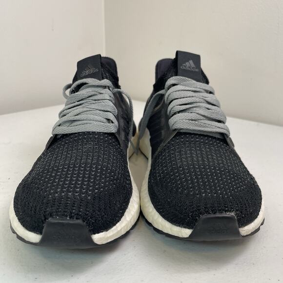 Adidas Women’s Size 7.5 Shoes UltraBoost 19 Core Black Knit Sneaker Running - Picture 4 of 10